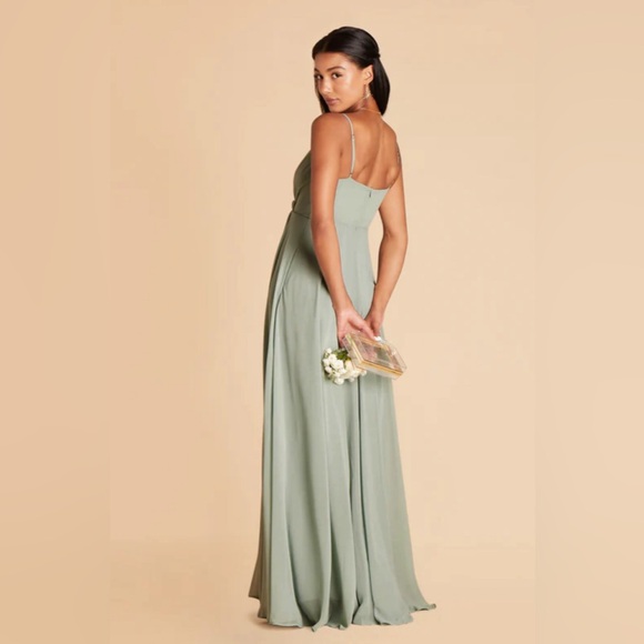 NWT Birdy Grey KAIA DRESS CHIFFON SAGE Size M - Picture 9 of 10